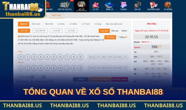 Tổng quan về xổ số THANBAI88
